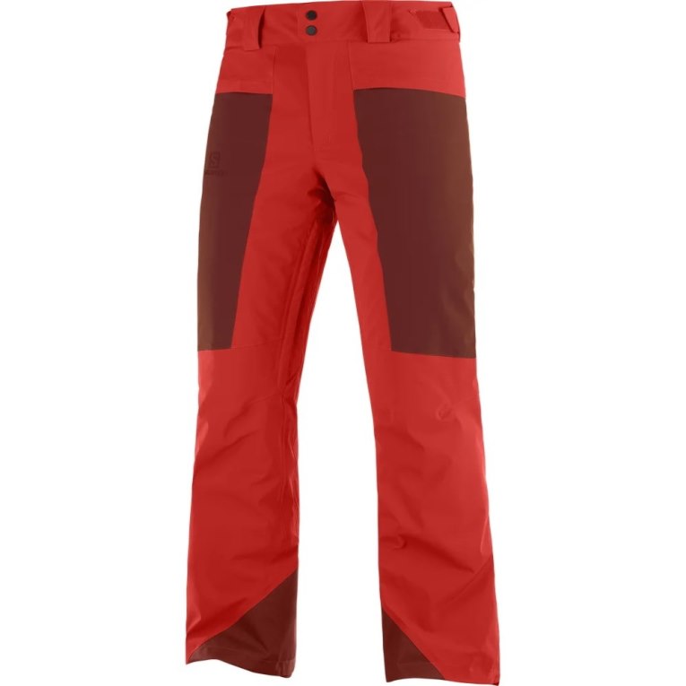 Pantalones De Esquí Salomon Brilliant Hombre Rojos | MX MXCV324